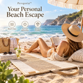 Pevqoria™ DuneNest Beach Carry Mat