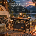 Pevqoria™ CampCove Storage Side Table