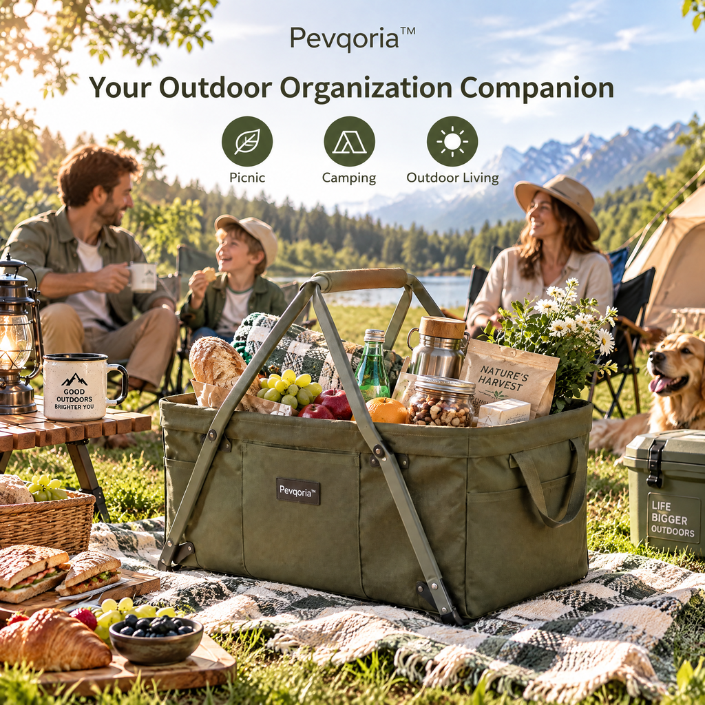 Pevqoria™ TrailNest Utility Basket