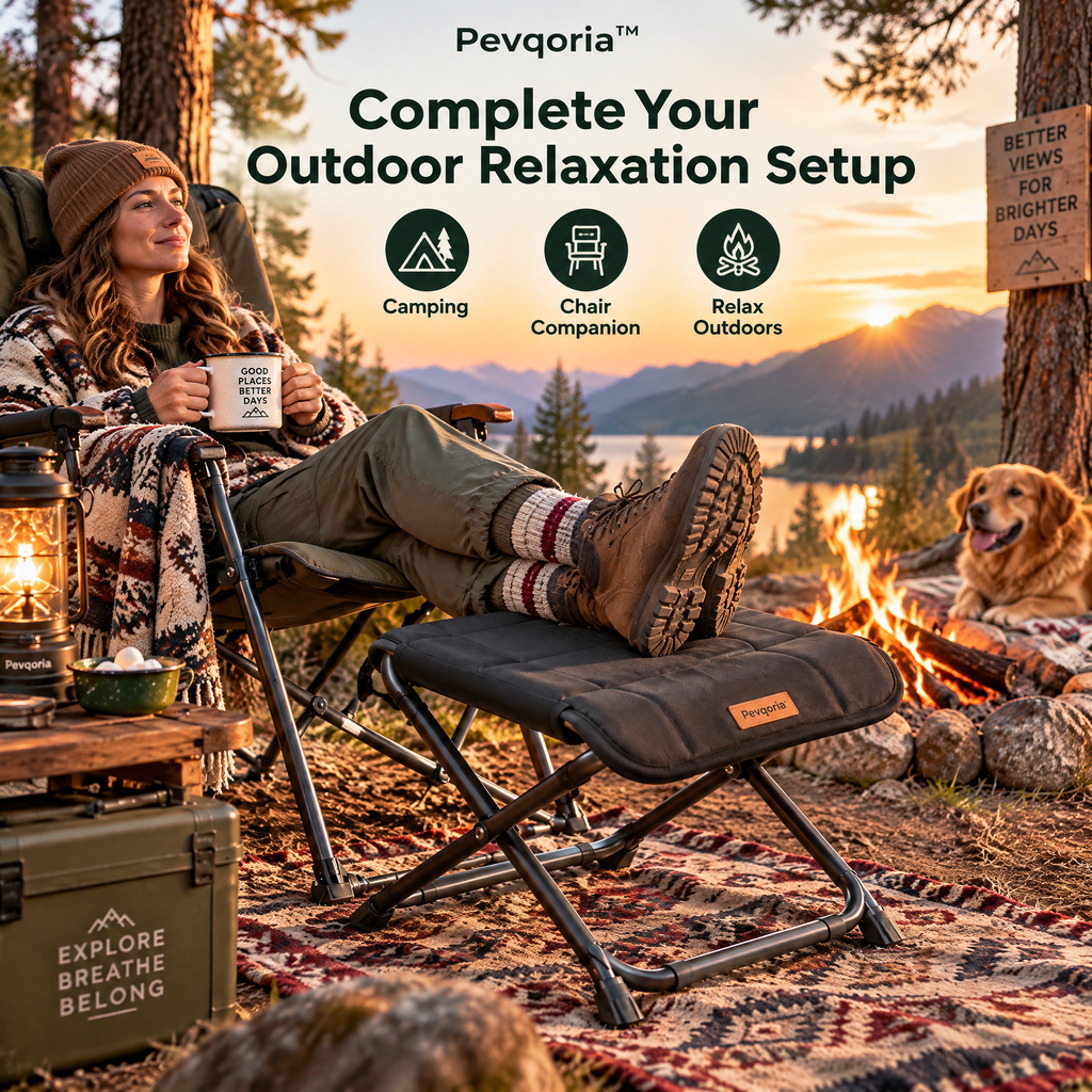 Pevqoria™ CreekStep Folding Footrest