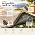 Pevqoria™ MeadowRoll Picnic Blanket