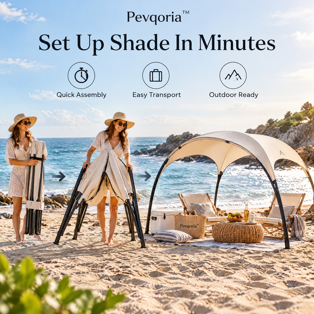Pevqoria™ DriftShade Portable Sun Shelter