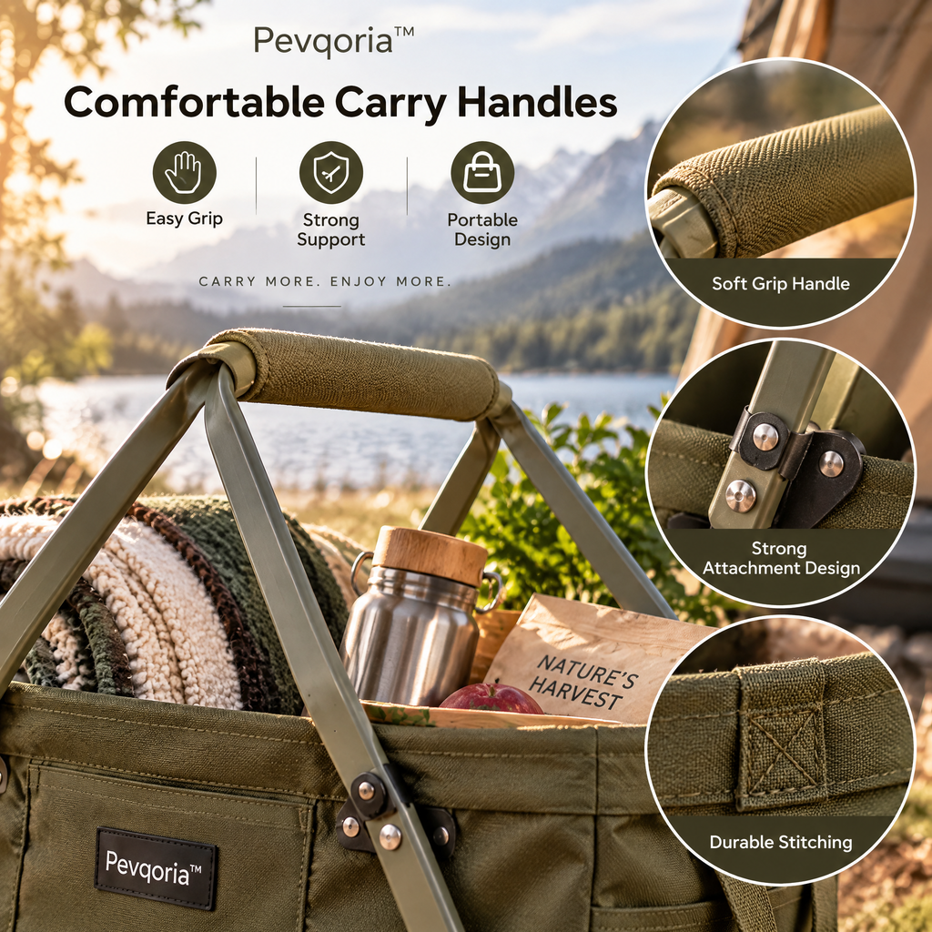 Pevqoria™ TrailNest Utility Basket