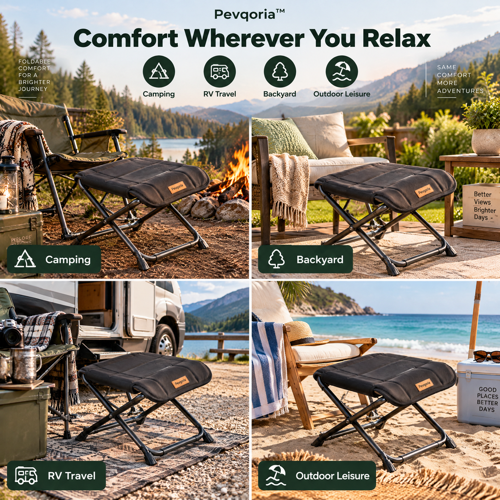 Pevqoria™ CreekStep Folding Footrest