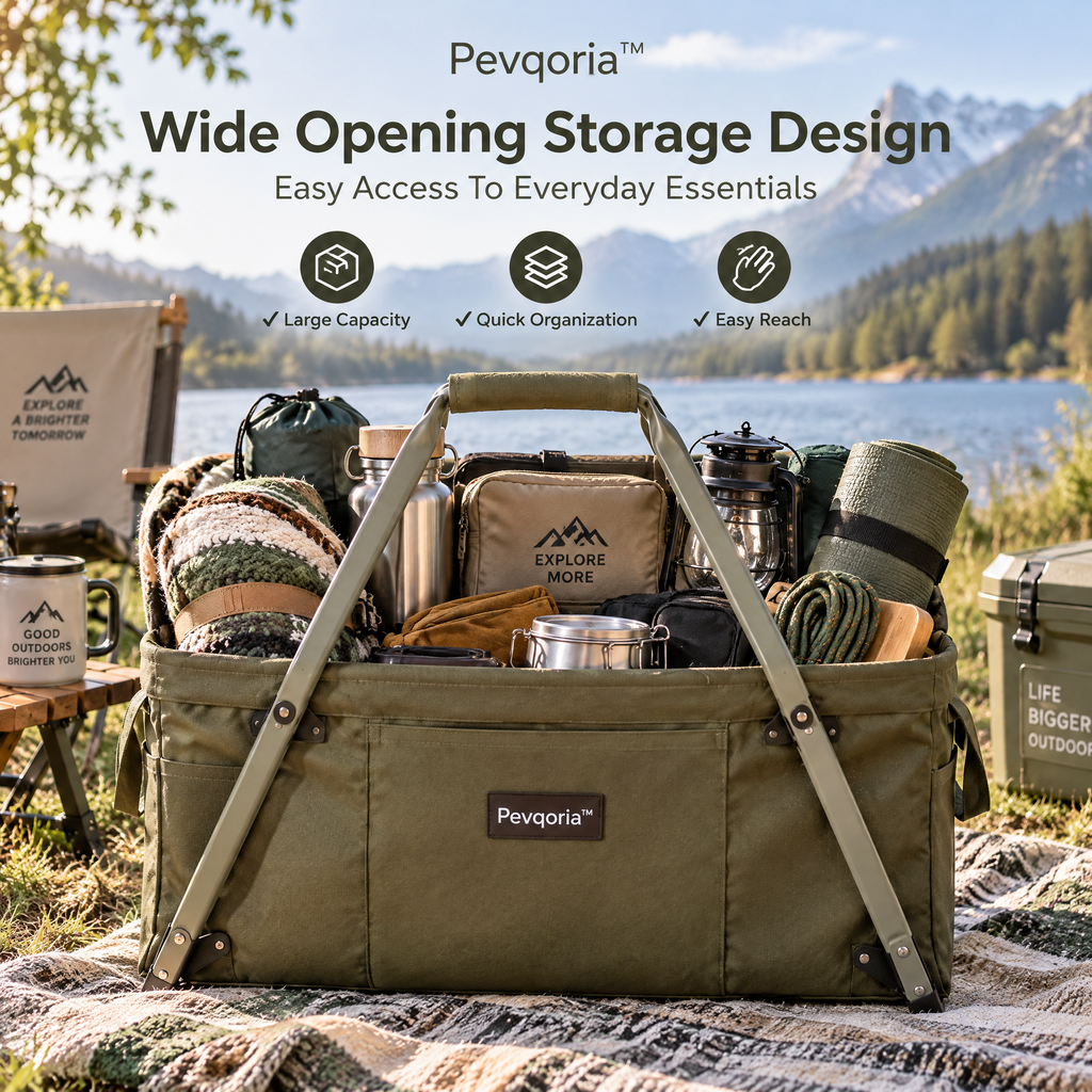 Pevqoria™ TrailNest Utility Basket