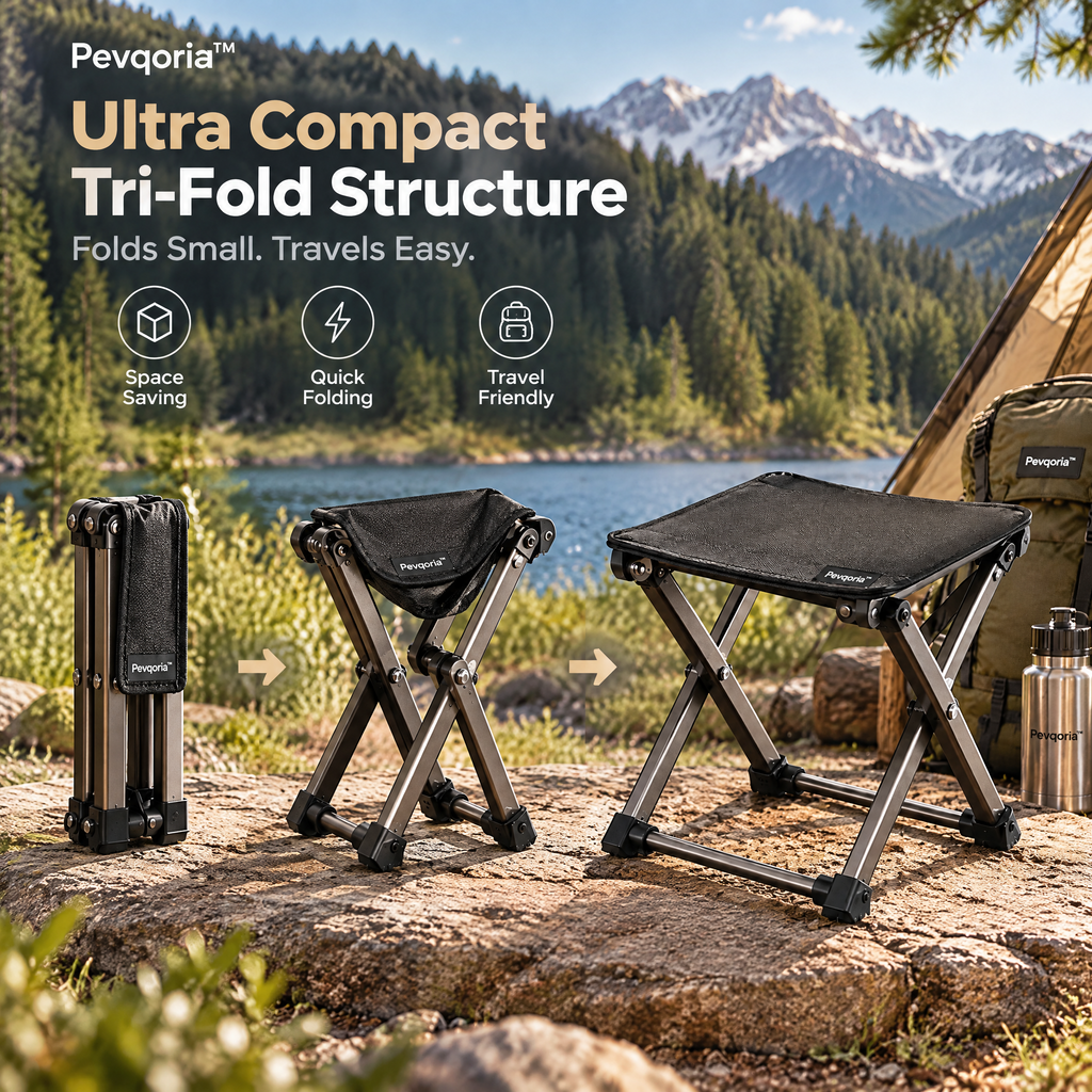 Pevqoria™ FieldFold Picnic Stool