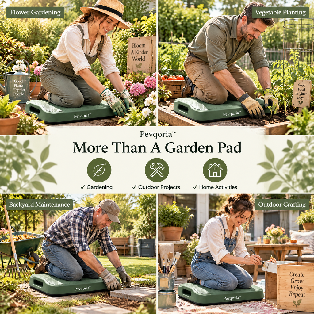 Pevqoria™ TerraLoop Garden Kneeling Pad