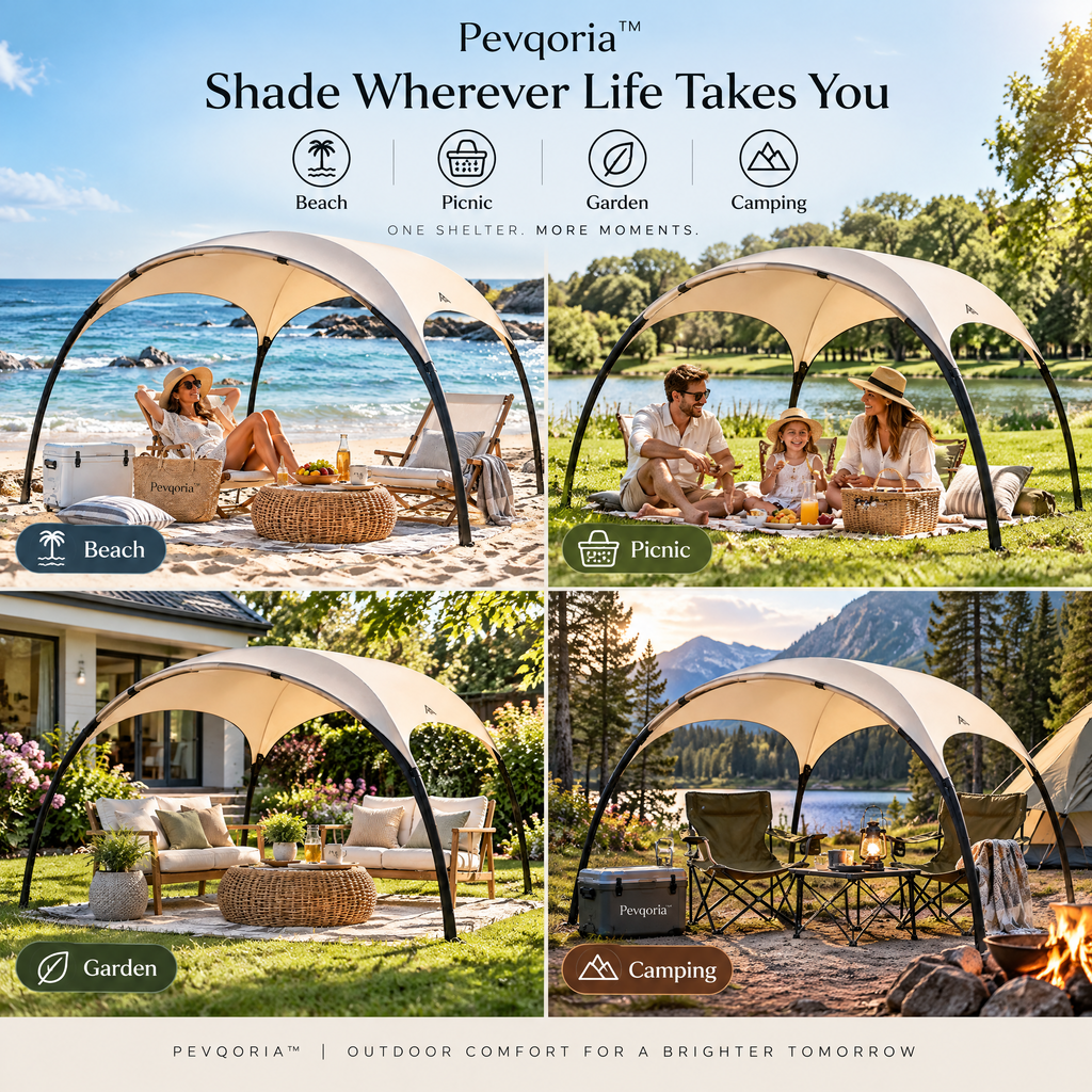 Pevqoria™ DriftShade Portable Sun Shelter