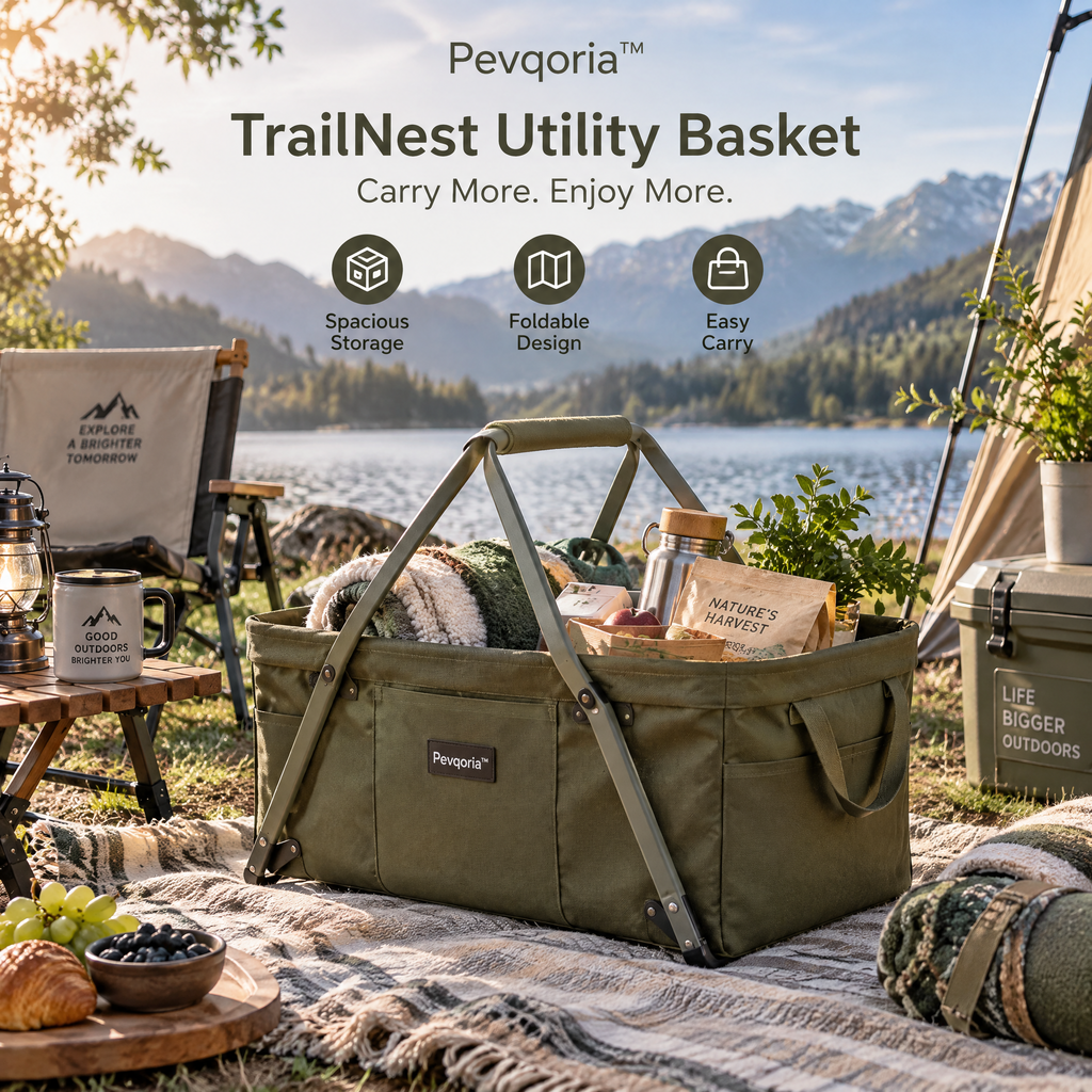 Pevqoria™ TrailNest Utility Basket